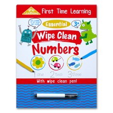 First Time Learning Essential Wipe Clean NUMBERS with wipe clean pen!