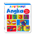 Bilingual Angka - Aku Tahu! Board Book (2 bahasa: Bhs Indonesia & Inggris)
