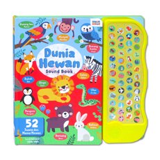 Dunia Hewan Sound Book (Ada 52 Tombol Suara dan Nama Hewan Seru!)
