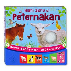 Hari Seru di Peternakan Sound Book dengan touch and feel (6 sounds)