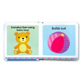 Bilingual My Sensory Book KATA PERTAMA board book - touch & feel di setiap halaman (Bhs Indonesia & Inggris)