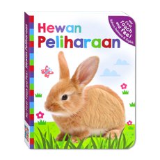 My First Touch and Feel HEWAN PELIHARAAN Board Book (Bahasa Indonesia - Inggris)