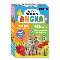 My First Flash Card ANGKA (wipe & clean! tahan air bisa tulis hapus)