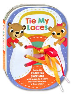 Tie My Laces Board Book includes Practice Shoelace with easy-to-follow instructions & a fun story