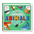 Amazing Animals Lift the Flap Board Book Over 60 Flaps!