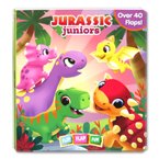 Jurassic Juniors Flip Flap Fun Board Book Over 40 Flaps!