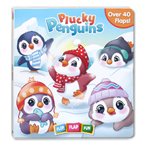 Piucky Penguins Flip Flap Fun Board Book Over 40 Flaps!