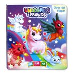 Unicorns & Friends Flip Flap Fun Board Book Over 40 Flaps! 