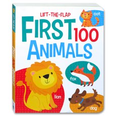 First 100 Animals Lift-the-Flap Board Book	