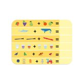 Learn Easy Maths with Magnetic Numbers (includes 132 magnets & 12 activity tables)