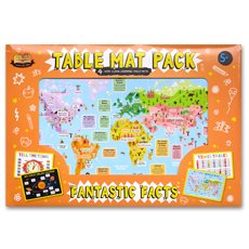 Help With Homework Fantastic Facts Table Mat Pack (4 Wipe-Clean Learning Table Mats)