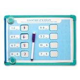 Help With Homework Simple Maths Whiteboard Set (Includes: Whiteboard, 2 magnets, Wipe-clean pen, and Pull-out worksheets)