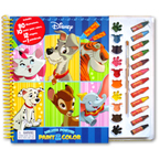 Disney Classic Deluxe Poster Paint & Color Book (80 Illustrations, 10 Water Paint Colors, 12 Crayons, 1 Paintbrush)	