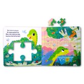 Dinosaur Board Book with 8 Jigsaw and a Cute Story