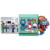Let's Pretend - Animal Rescue (With Board Book and Puzzle Pieces)