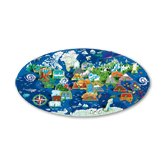 Travel, Learn and Explore â€“ Wonder of Nature (Oval Puzzle 200 Pieces + 32 Special Figures + Poster and a 32-Page Book!)