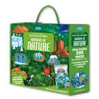 Travel, Learn and Explore â€“ Wonder of Nature (Oval Puzzle 200 Pieces + 32 Special Figures + Poster and a 32-Page Book!)