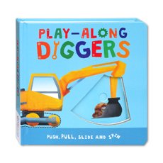Busy Mechs Play-Along Diggers Push Pull Slide Board Books
