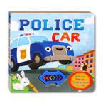 Police Car Slide Fast Slide Slow Sound Board Book Change the Sound as You Go!
