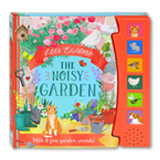 Let's Explore THE NOISY GARDEN Sound Board Book With 6 Fun Garden Sounds!
