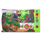 Let's Explore THE NOISY JUNGLE Sound Board Book With 6 Fun Jungle Sounds!