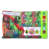 Let's Explore THE NOISY JUNGLE Sound Board Book With 6 Fun Jungle Sounds!