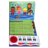 Itsy Bitsy Spider and other Songs Piano Board Book with 7 Songs to Play!