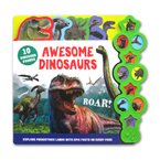 Awesome Dinosaurs Tabbed Sound Board Book with 10 Dinosaurs Sounds & Epic Facts On Every Page
