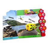 Emergency Vehicles Tabbed Sound Board Book with 10 Vehicle Sounds & Discover awesome facts about super-cool emergency vehicles!