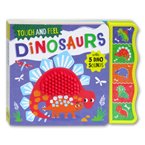 Dinosaurs - Touch and Feel Board Book with 5 Dino Sounds