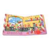 Merry Christmas Push Pull Slide Board Book