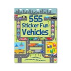 555 Sticker Fun Vehicles Sticker Book 