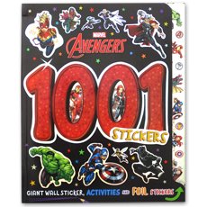 Disney Marvel Avengers Stickers Book (Includes Colouring, Activities, Foil Stickers And Giant Wall Sticker!)