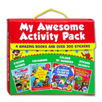 My Awesome Activity Pack with 4 Amazing Books and Over 300 Stickers