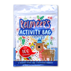 Reindeer's Activity Bag Over 100 Stickers (2 Festive Books and 4 Colour Pencils)