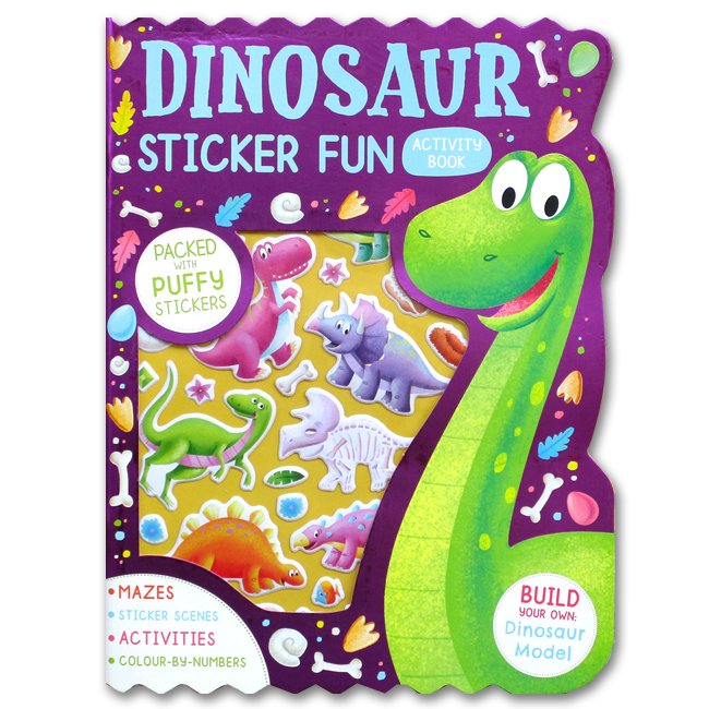 Dinosaur Sticker Fun Activity Book (Packed With Puffy Stickers