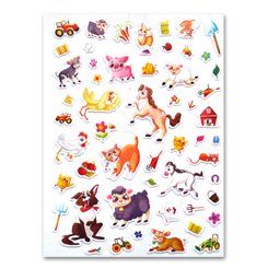 Funtastic Farm Activity Book Packed With Puffy Stickers