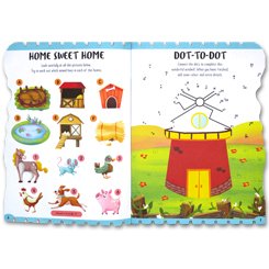 Funtastic Farm Activity Book Packed With Puffy Stickers