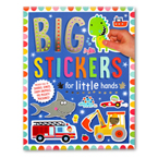 BLUE Sticker Activity Book - Big Stickers For Little Hands (Packed Full of Sharks, Dinos, Farm Animals, and Mighty Machines!)