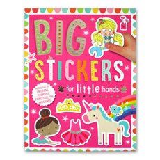 PINK Sticker Activity Book - Big Stickers For Little Hands (Packed Full of Unicorns, Mermaids, Princesses, and Ballerinas!)