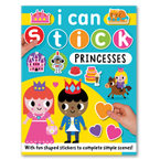 I Can Stick Princesses Sticker Activity Book With Fun Shaped Stickers to Complete Simple Scenes!