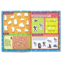 BABY ANIMALS Sticker Activity Book with more than 100 stickers