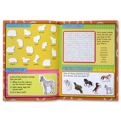 HORSES & PONIES Sticker Activity Book with more than 100 stickers