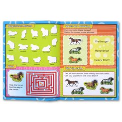 HORSES & PONIES Sticker Activity Book with more than 100 stickers