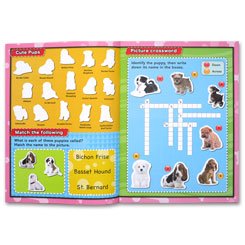 PUPPIES Sticker Activity Book with more than 100 stickers