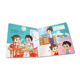 Belanja ke Pasar Board Book with Reusable Sticker