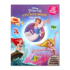 Sticker Book Treasury DISNEY PRINCESS with Over 350 Reusable Sticker