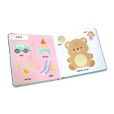 Illustrated Touch and Feel First Words Board Book