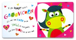 If You Want to be a Groovicorn Board Book with Rainbow Touchy-Feely Furry Cover