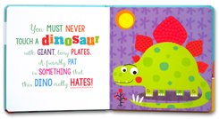 Never Touch a Dinosaur! (Touch and Feel Board book) 